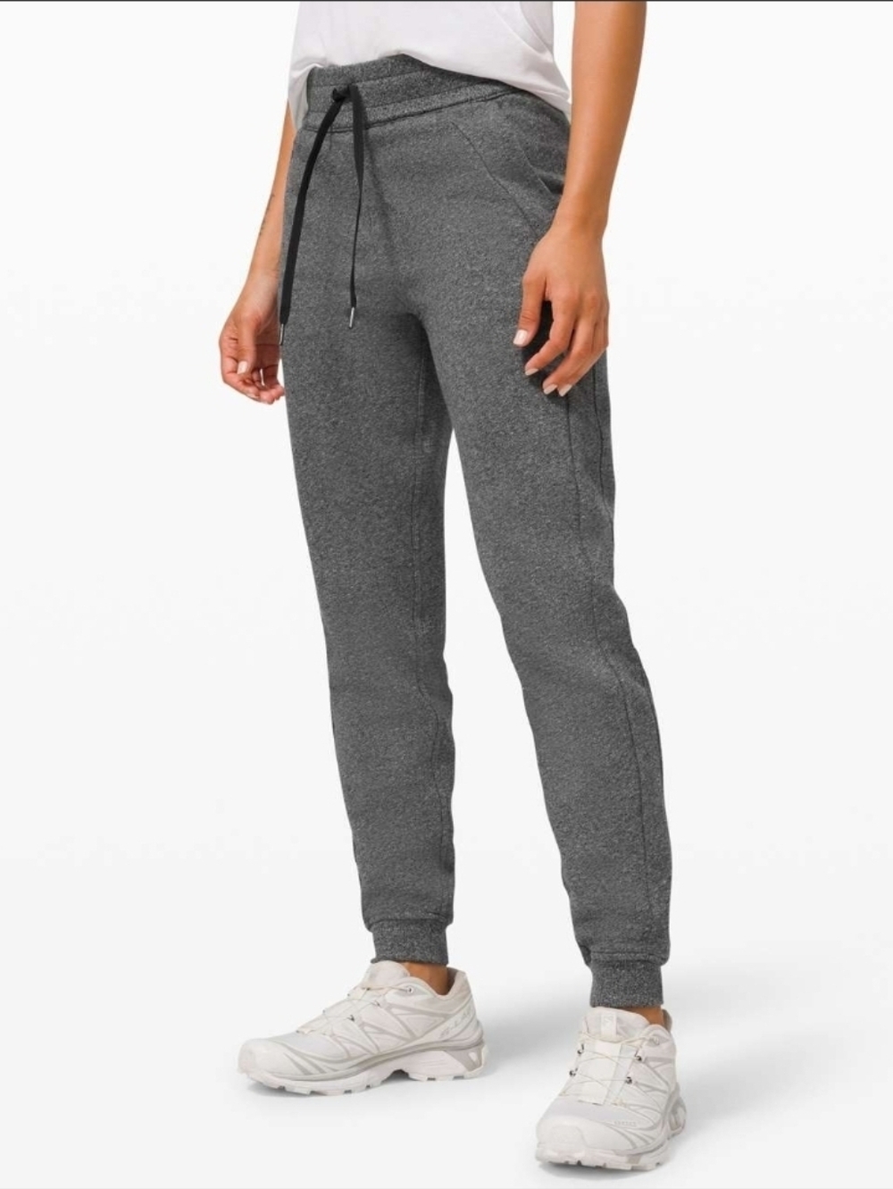 Lululemon Scuba JoggerHeathered Speckled Black Gray 4